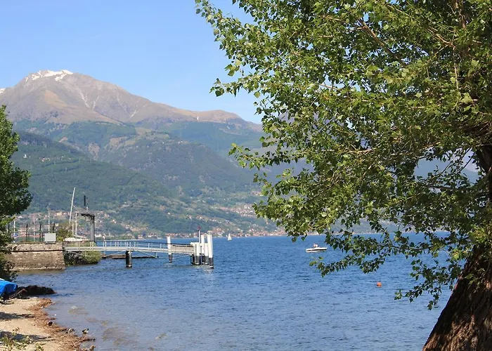 Veranda Beach Lägenhet Pianello Del Lario